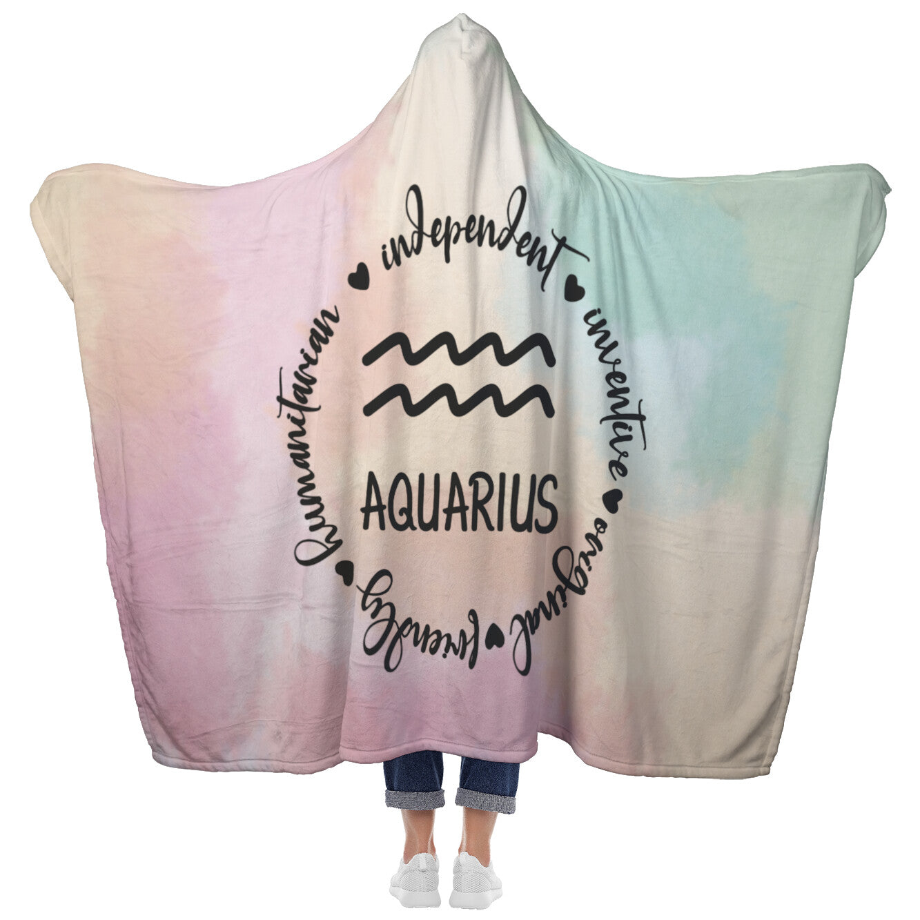 Aquarius Hooded Blanket