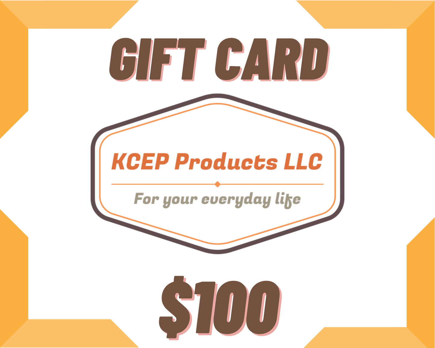 Gift Card for KCEP Products