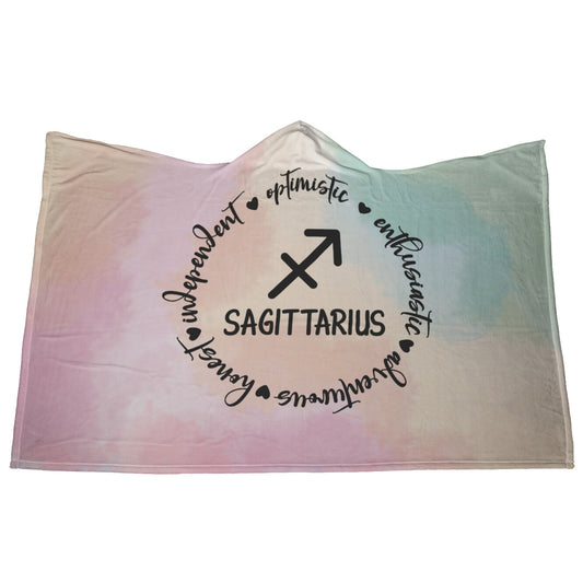 Sagittarius Hooded Blanket