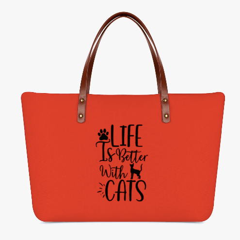 Life Is Better With Cats Tote Bag
