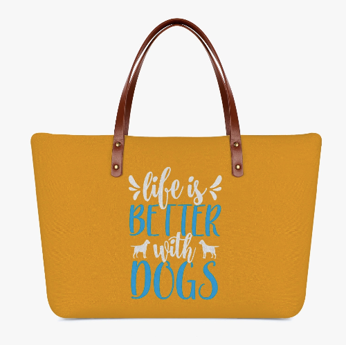 Life Is Better With Dogs Tote Bag