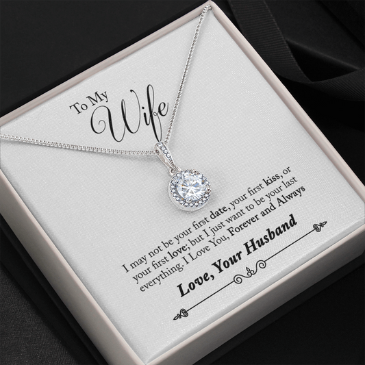 To Wife From Husband Eternal Hope Pendant Necklace