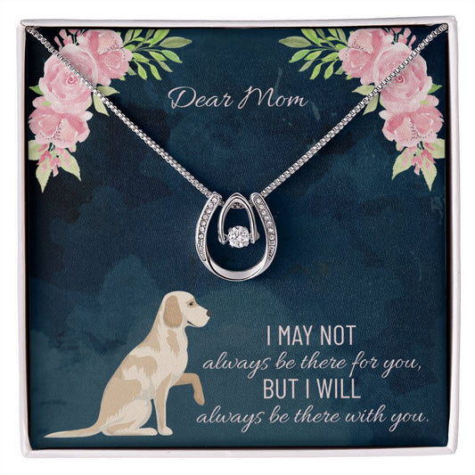 Dog Mom - Loss of Pet Wishbone Necklace