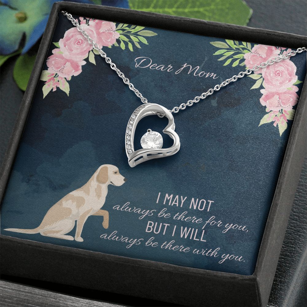 Dog Mom - Loss of Pet Forever Love Necklace