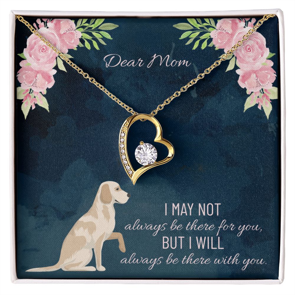 Dog Mom - Loss of Pet Forever Love Necklace