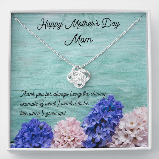 Happy Mother's Day - Shining Love Knot Necklace
