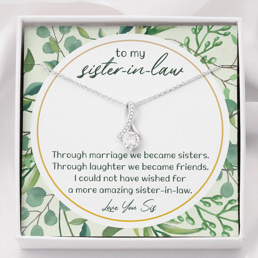To My Sister In Law Alluring Beauty Necklace