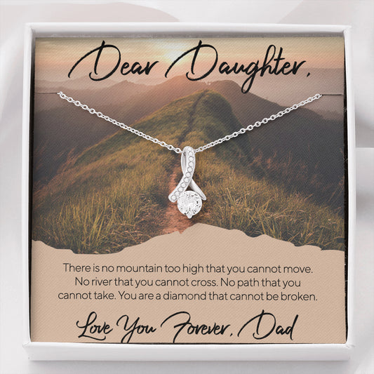 Dear Daughter from Dad Alluring Beauty Necklace