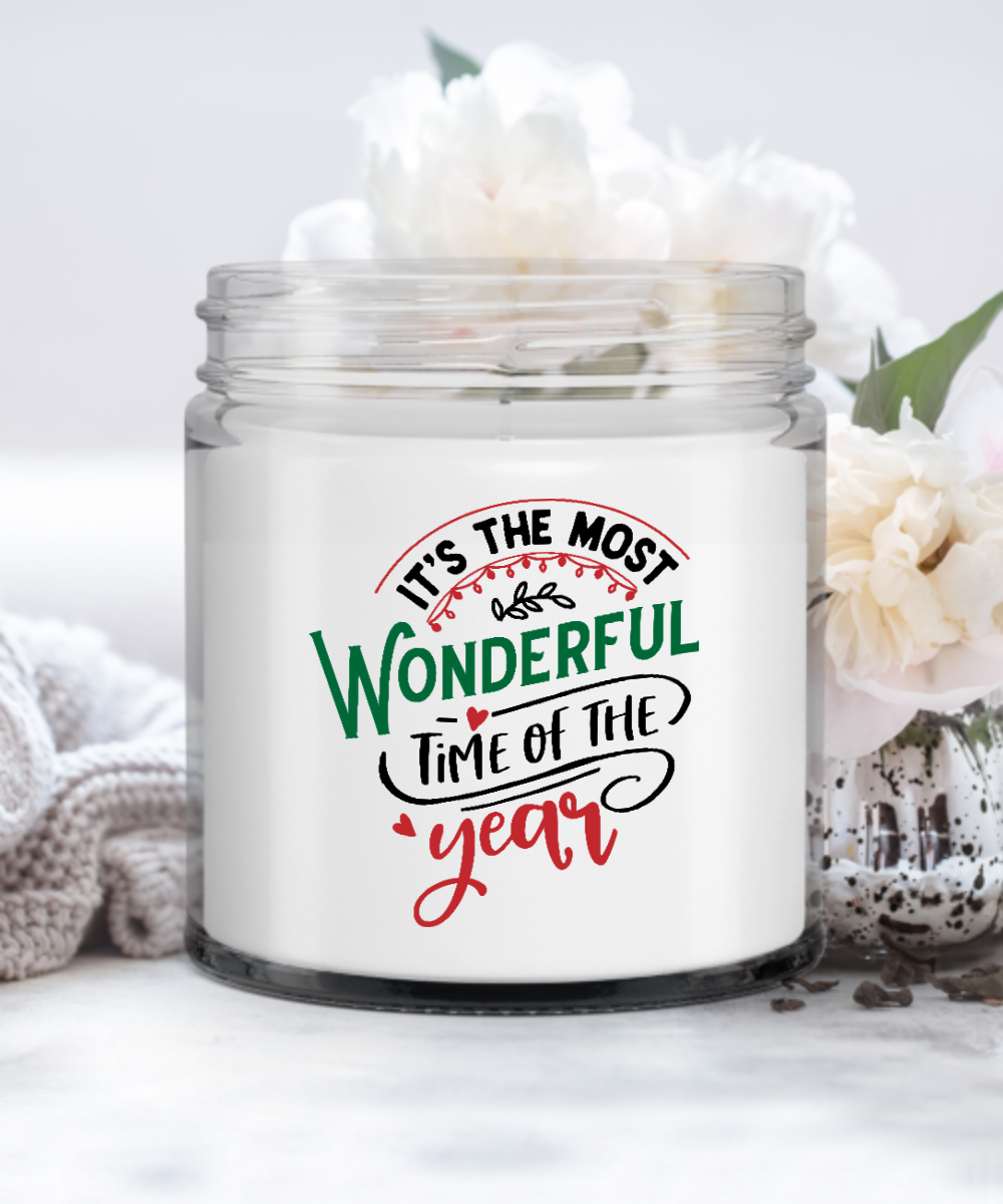 It's The Most Wonderful Time Of The Year - Vanilla Scent Holiday Candle