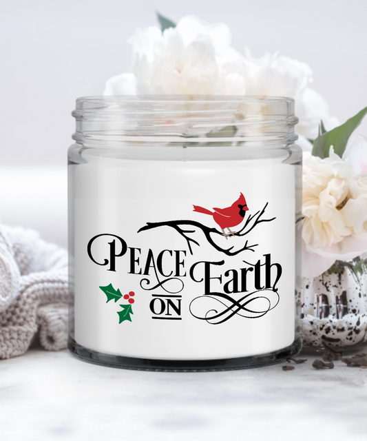 Peace On Earth - Vanilla Scent Holiday Candle