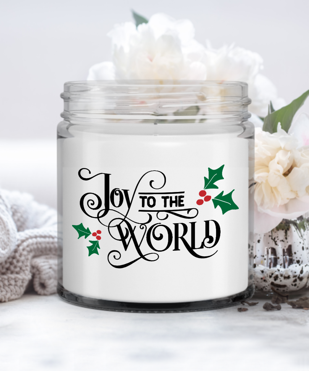 Joy To The World - Vanilla Scent Holiday Candle