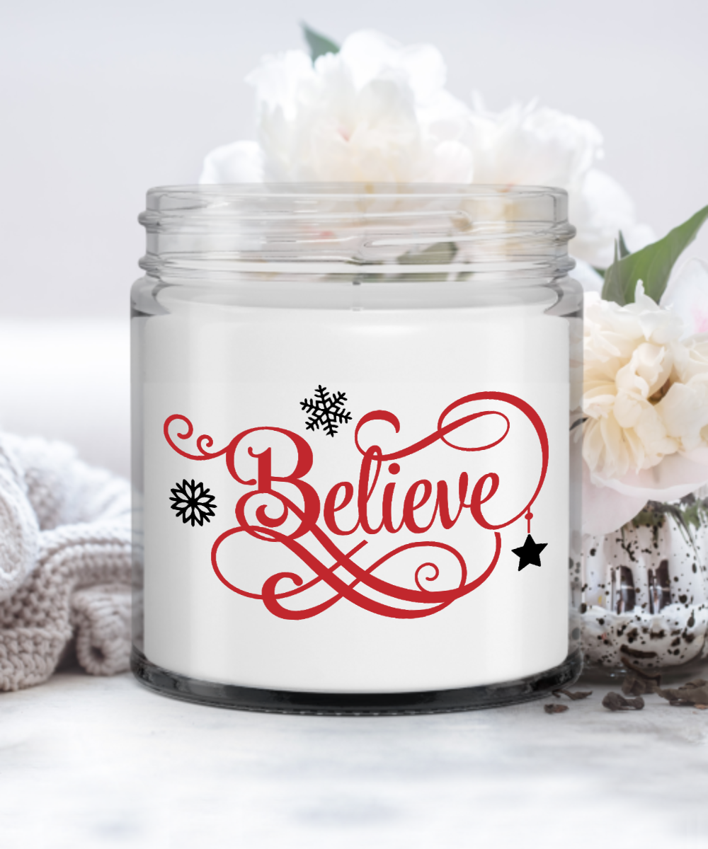 Believe - Holiday Vanilla Scent Candle