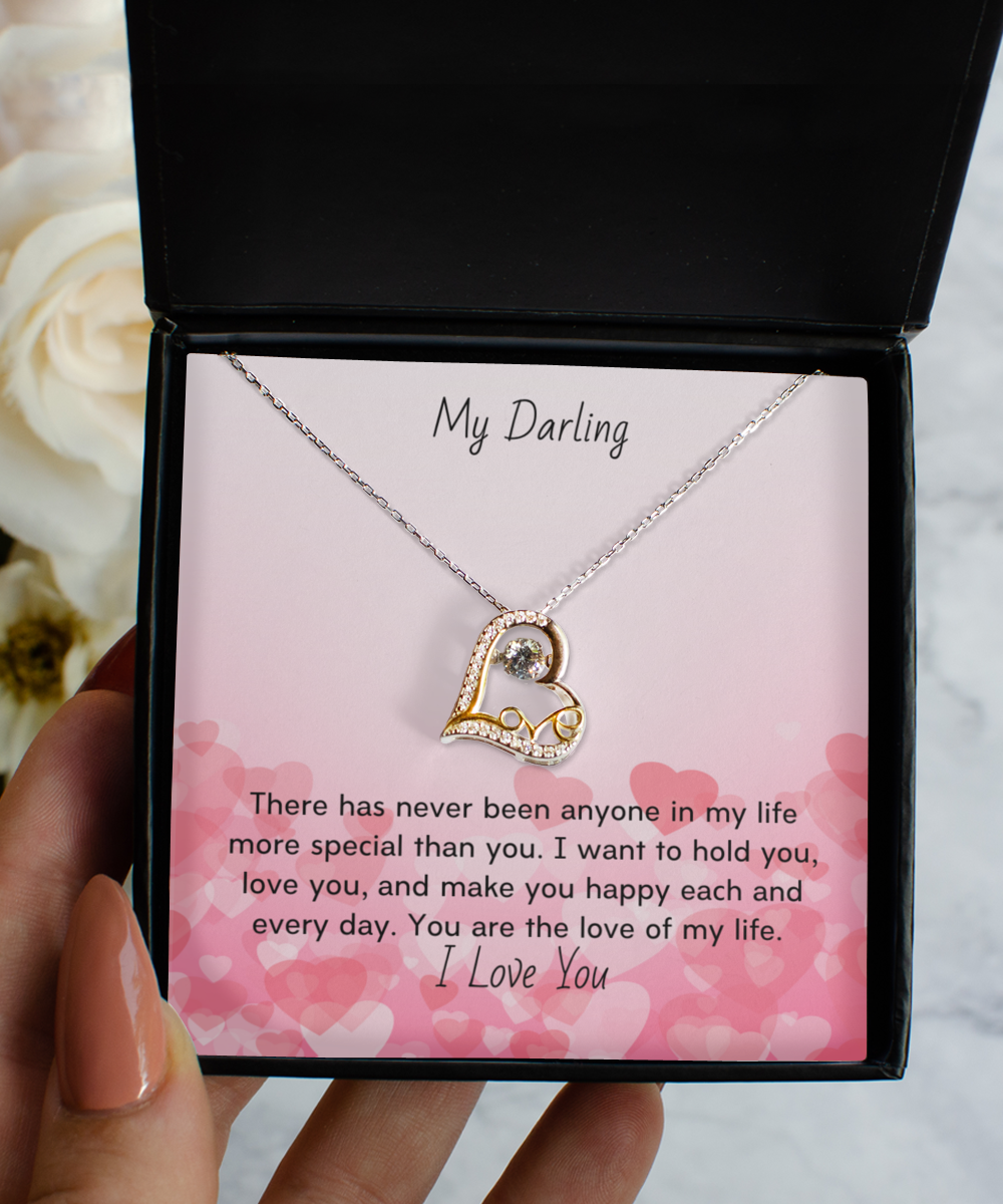 My Darling Scripted Love Necklace