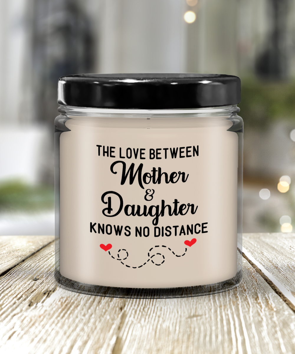 The Love Between Mother & Daughter Knows No Distance Vanilla Scented Candle in Keepsake Jar