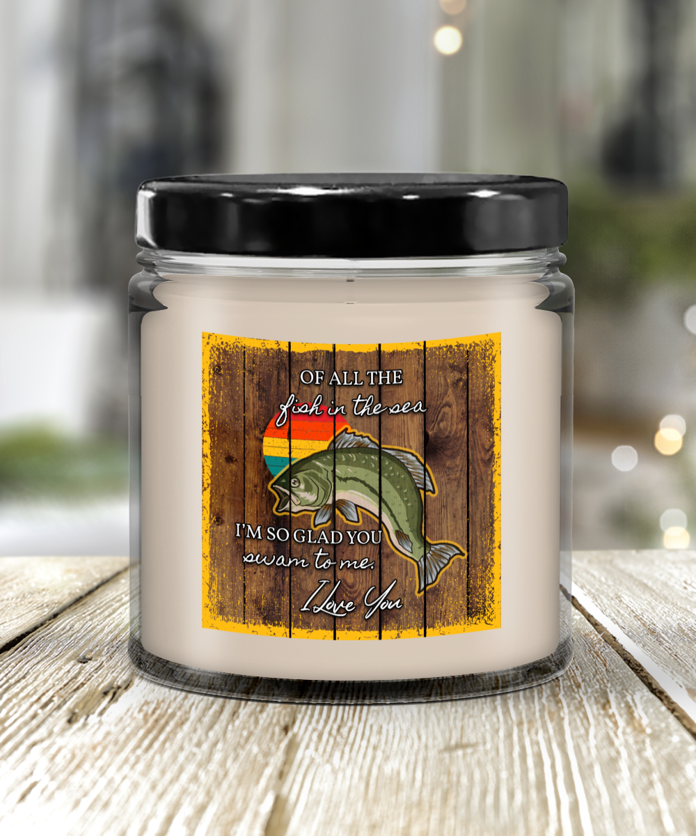 Of All The Fish In The Sea 9oz Vanilla Soy Blend Candle