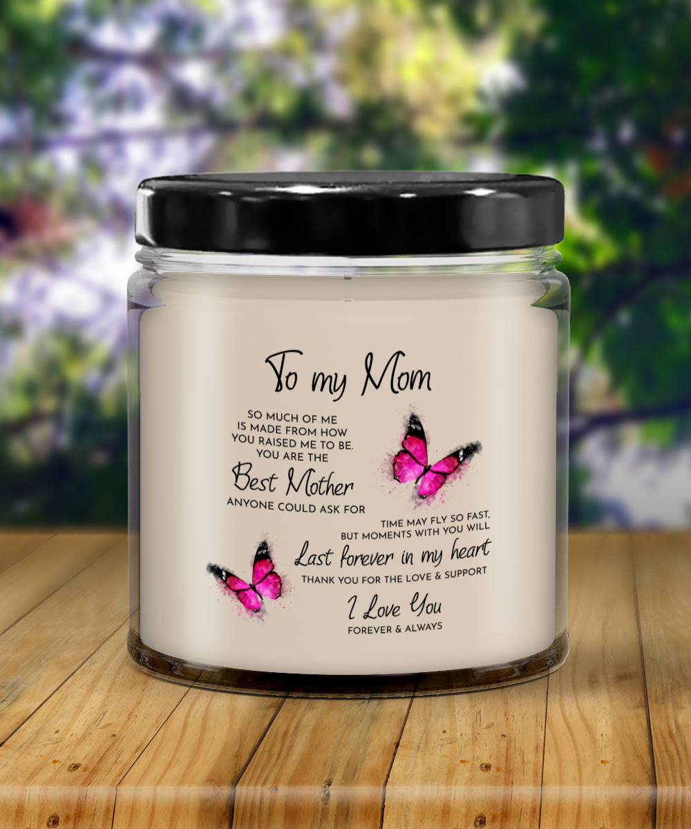 To My Mom Vanilla Scented Candle in Keepsake Jar