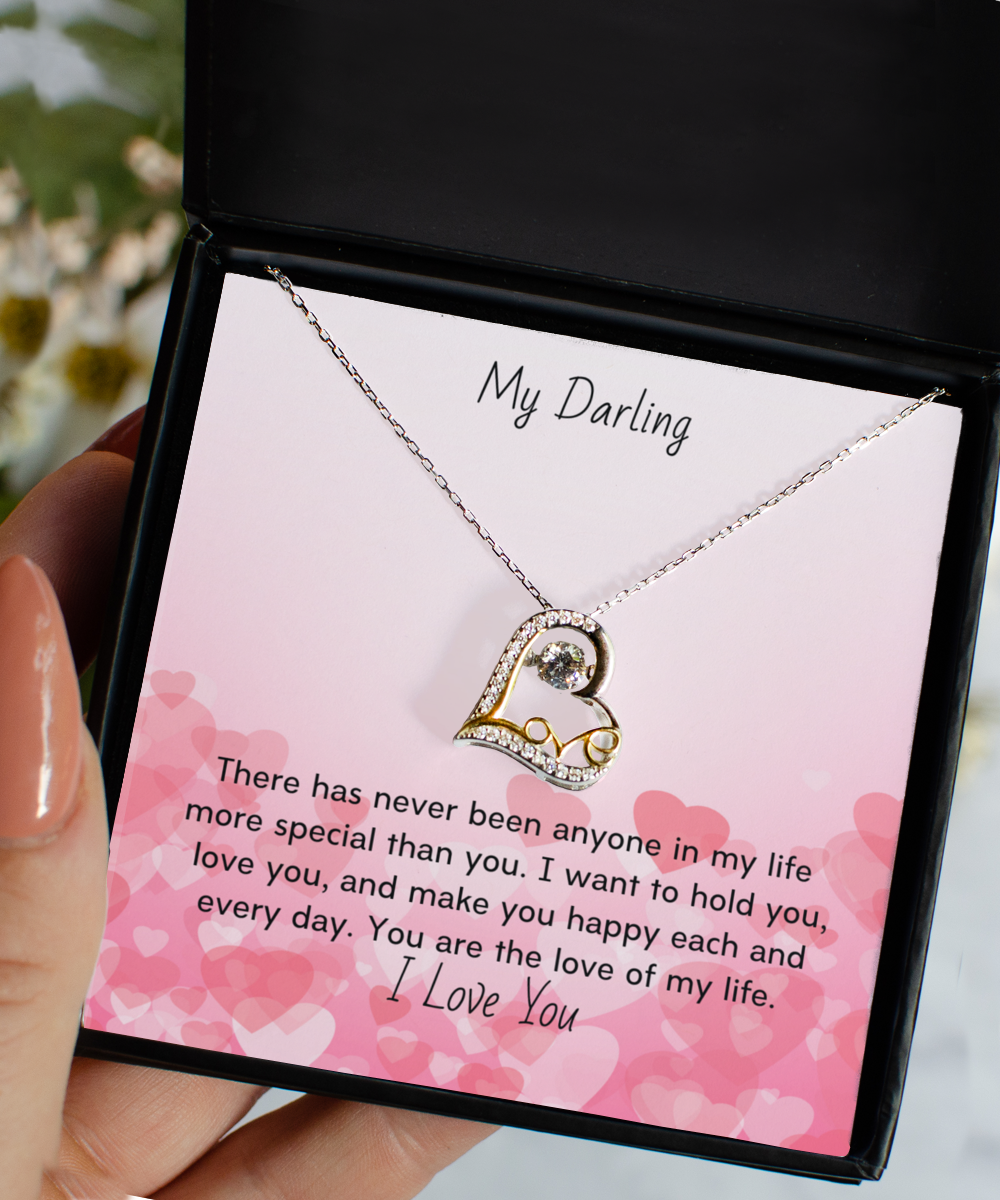 My Darling Scripted Love Necklace