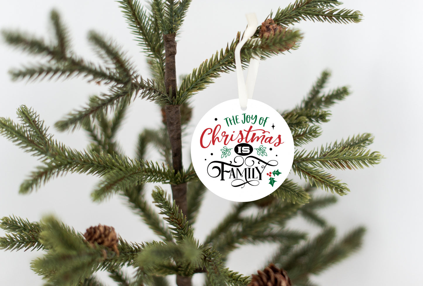The Joy of Christmas is Family - Christmas Ornament