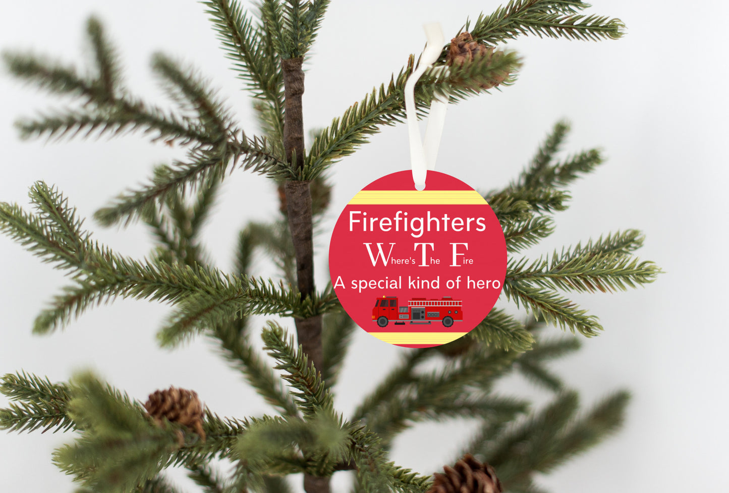 Firefighters Where's The Fire A Special Kind Of Hero Christmas Ornament