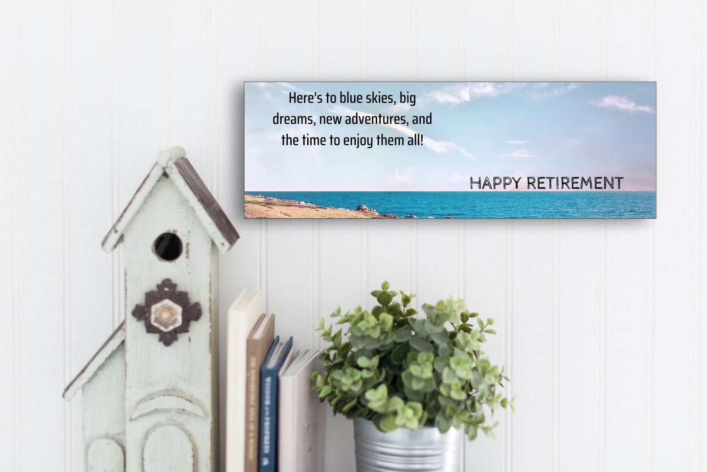 Happy Retirement Wall Sign or Table Display